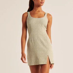 Abercrombie 90s Scoopneck Slip Mini Dress White